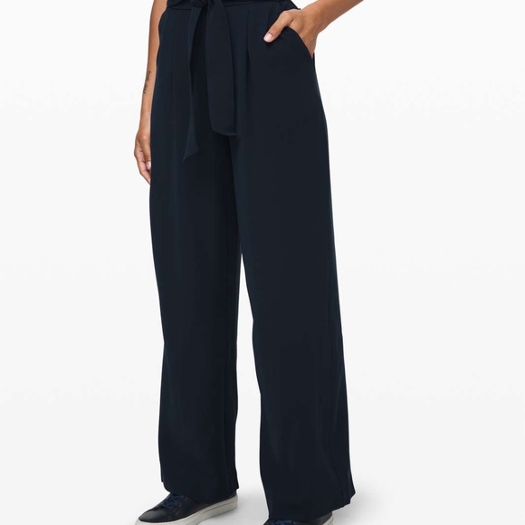 Lululemon Gatsby Black High Rise Trouser Pants - Picture 1 of 2